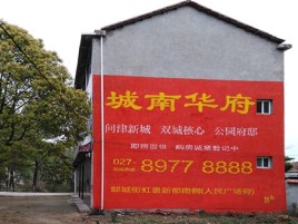 华安百分之90的人都不了解的农村墙体广告