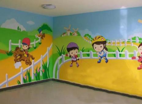 华安幼儿园墙体彩绘制作流程及注意事项