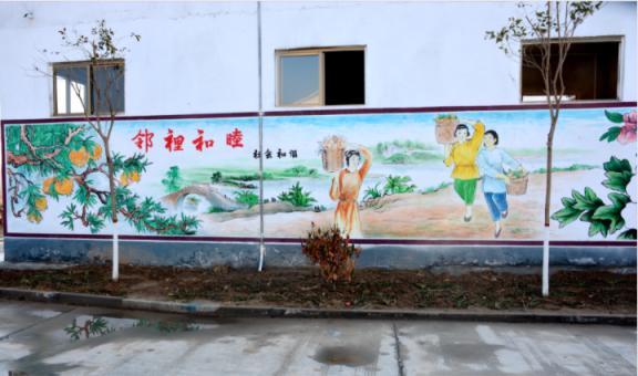 华安乡镇文化墙 乡风文明焕发新活力