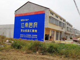 华安农村墙体广告在不同形式上面展现的不同特色