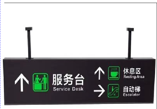 华安吊牌灯箱制作流程。