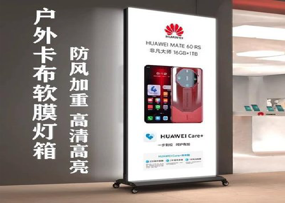 华安户外防水灯箱的应用特点及适用范围。