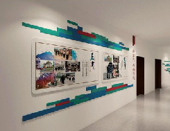 华安企业文化墙用什么材料好？